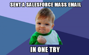 salesforce mass mailings