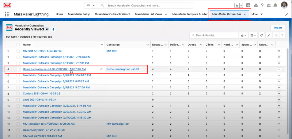 statistics and realtime statistics in MassMailer image 4 