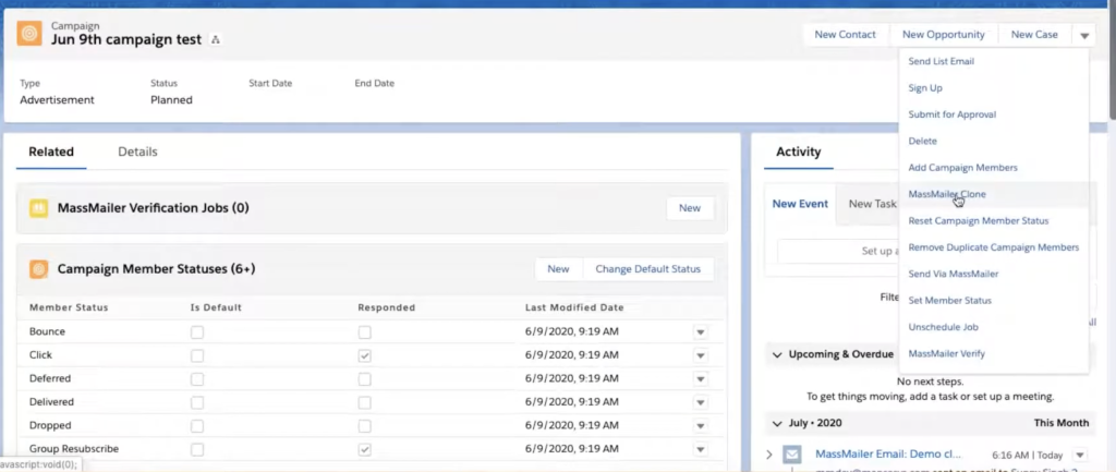 How does the Clone feature work in MassMailer blog image 3