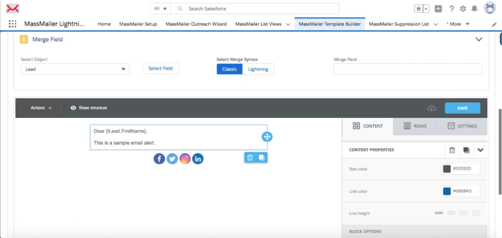 How to send text based emails in MassMailer image 3