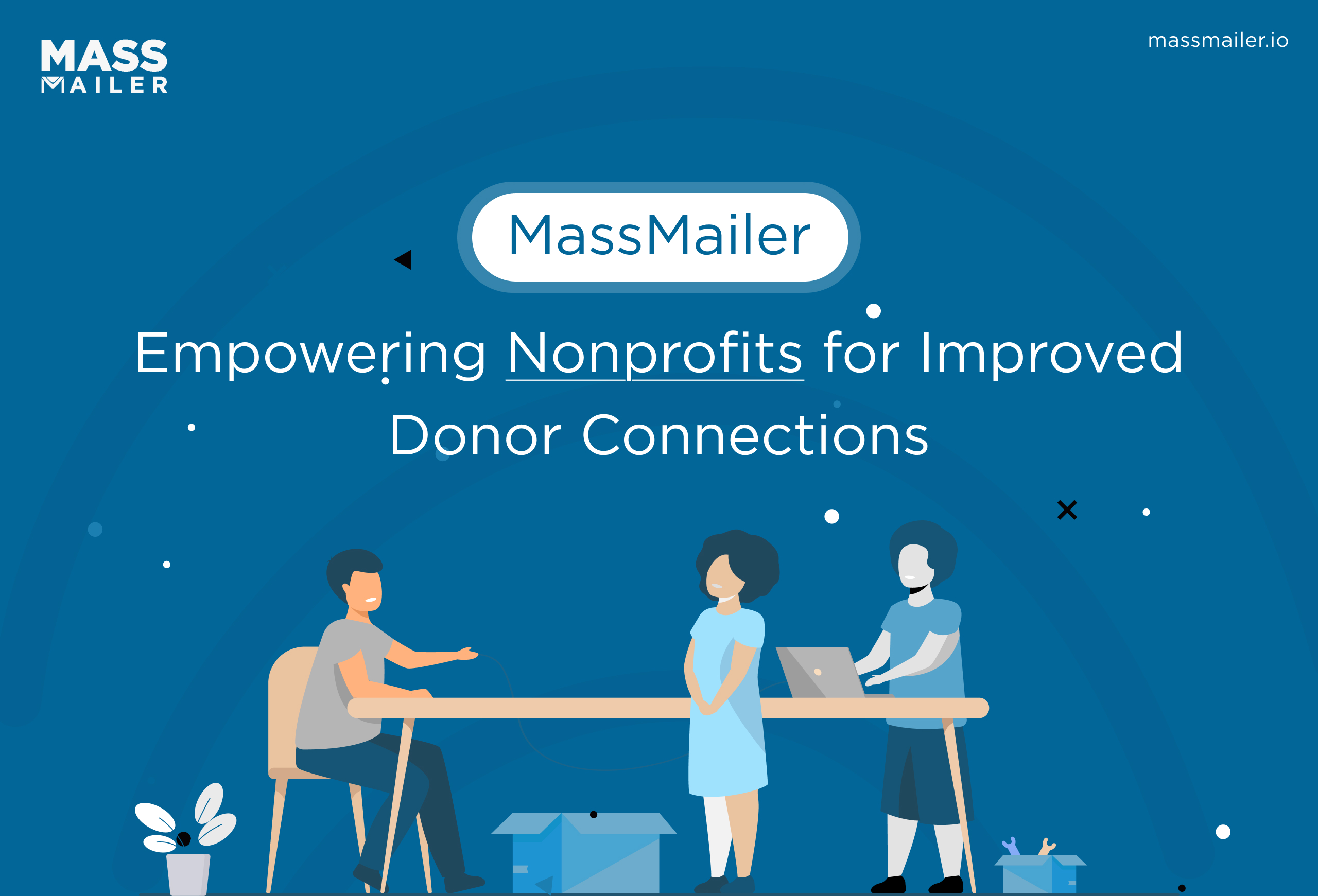 Nonprofit email illustration