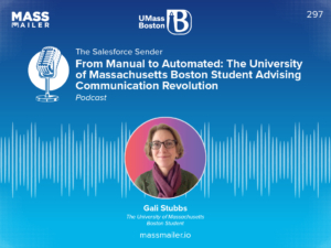 How UMass Boston Revolutionized Student Advising with Salesforce MassMailer