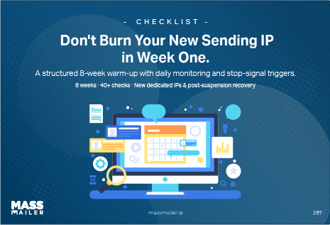 IP Warming Schedule & Checklist